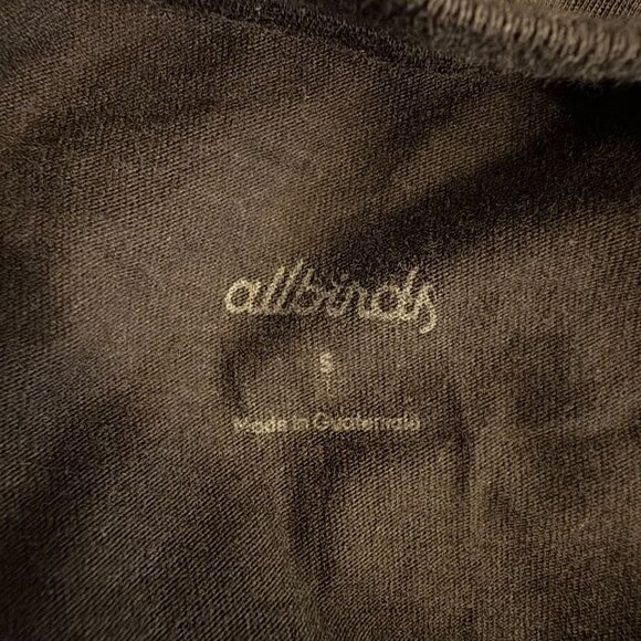 Allbirds Cotton Long Sleeve Tee Men's Size Small Natural Black New With Tags! - Picture 3 of 6